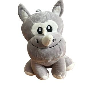 Fiesta Jungle Rhinoceros‎ Rhino Grey Stuffed Animal plush